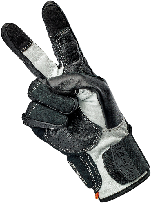 BILTWELL Borrego Gloves - Black/Cement - Large 1506-0104-304