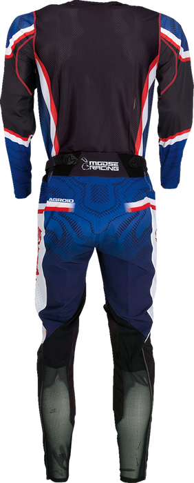 MOOSE RACING Agroid Pants - Red/White/Blue/Black - 38 2901-10688