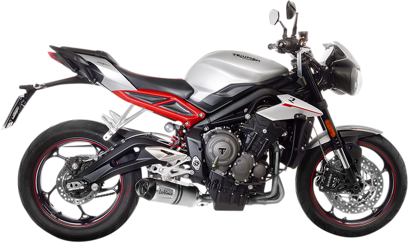 LEOVINCE LV One Evo Muffler - Stainless Steel - Street Triple 765 S/SA2/R/R LRH/RS 2017 - 2019  14288E 1811-3764