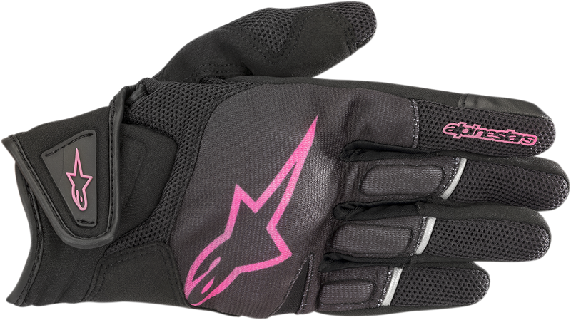 ALPINESTARS Women Stella Atom Gloves - Black/Fuchsia - XL 3594018-1039-XL