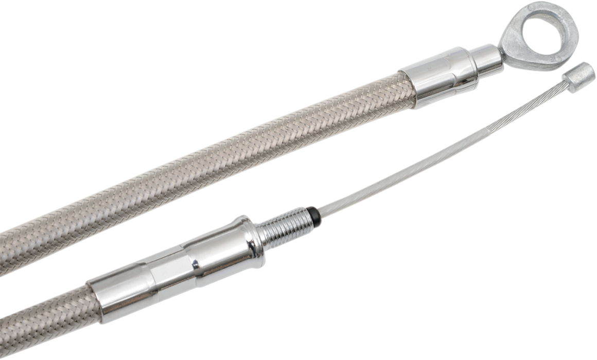 DRAG SPECIALTIES Clutch Cable - Braided 5322303HE