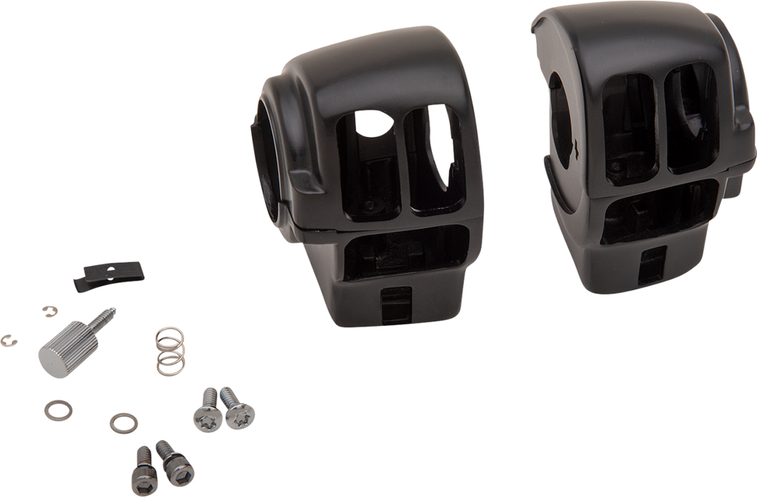 DRAG SPECIALTIES Switch Housing - Radio - Matte Black W/RADIO ONLY;N/F FLHR H07-0782MB