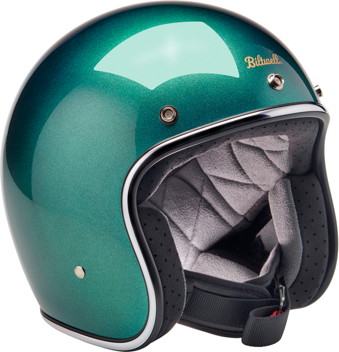 BILTWELL Bonanza Helmet - Metallic Catalina Green - 2XL 1001-358-206