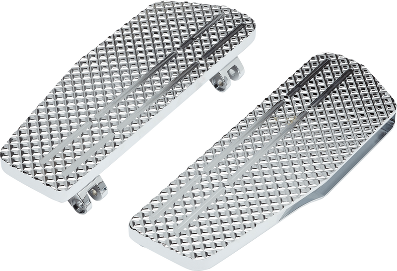 LA CHOPPERS Billet County Floorboards - Chrome - FL LA-P101-00C