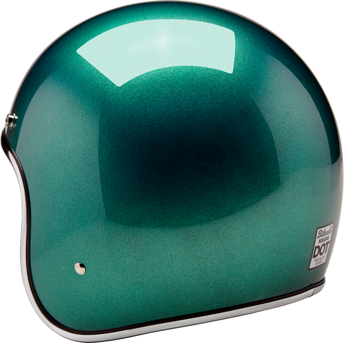 BILTWELL Bonanza Helmet - Metallic Catalina Green - XL 1001-358-205