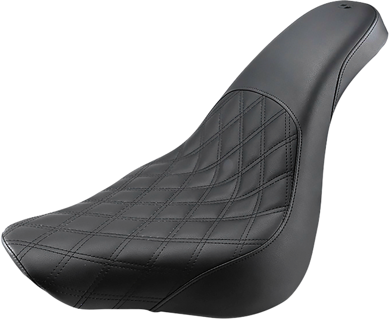 SADDLEMEN Profiler Seat - Front Lattice/Rear Smooth - Black - FLFB/S 818-27-149