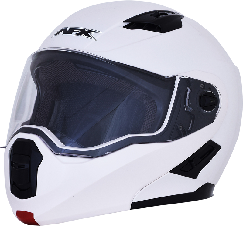 AFX FX-111 Motorcycle Helmet - Pearl White - Large 0100-1796