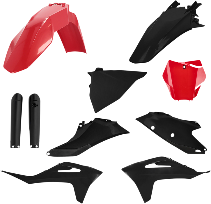 ACERBIS Full Replacement Body Kit - Red/Black 2872791018