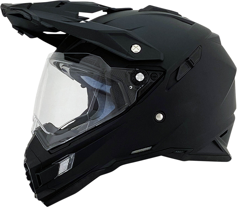 AFX FX-41DS Motorcycle Helmet - Matte Black - Medium 0110-3738