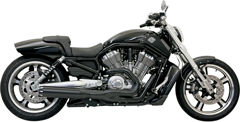 BASSANI XHAUST B1 2:1 Exhaust - Black 1V38RB