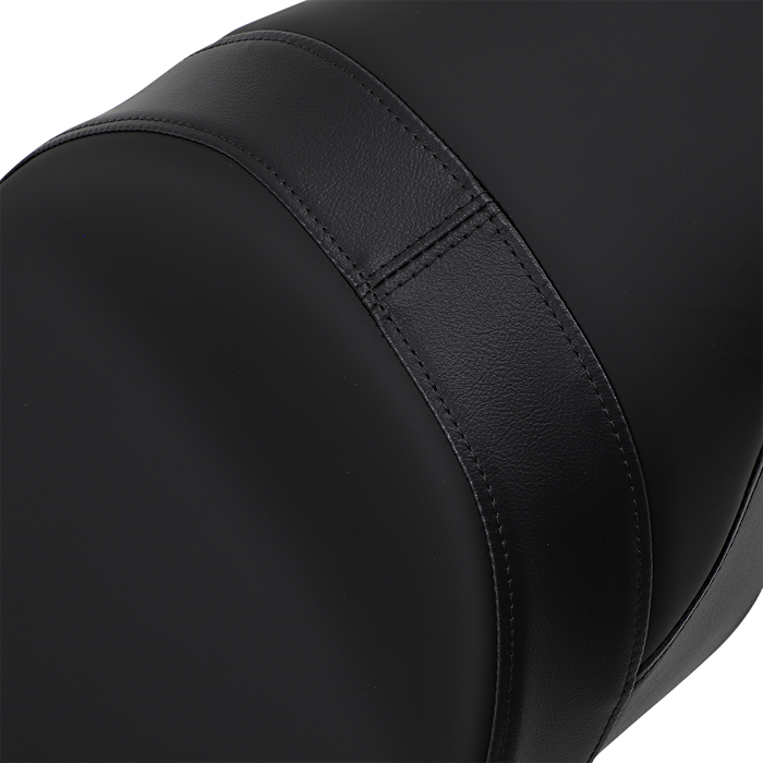 DRAG SPECIALTIES Forward Positioned Predator 2-Up Seat - Solar Leather - FL '08-'22 0801-1264