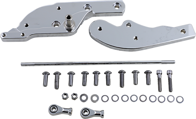 DRAG SPECIALTIES Forward Control Extensions - Chrome - Softail 56318