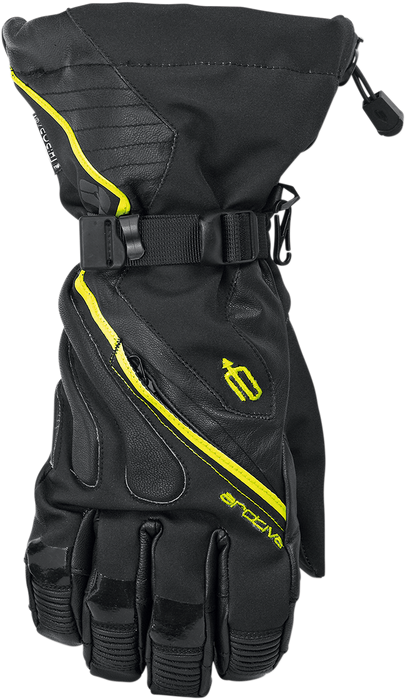 ARCTIVA Meridian Gloves - Black/Hi-Vis Yellow - XL 3340-1209