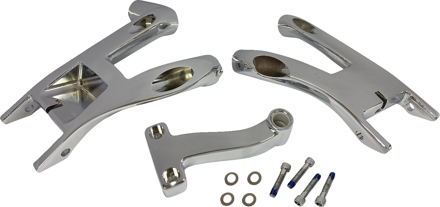 DRAG SPECIALTIES Rider Floorboard Mount - Chrome P17-0436C