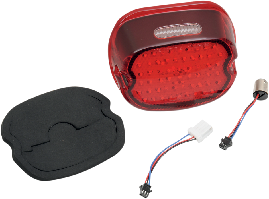 DRAG SPECIALTIES Taillight - Top Tag Light - Red L24-0436CRLED