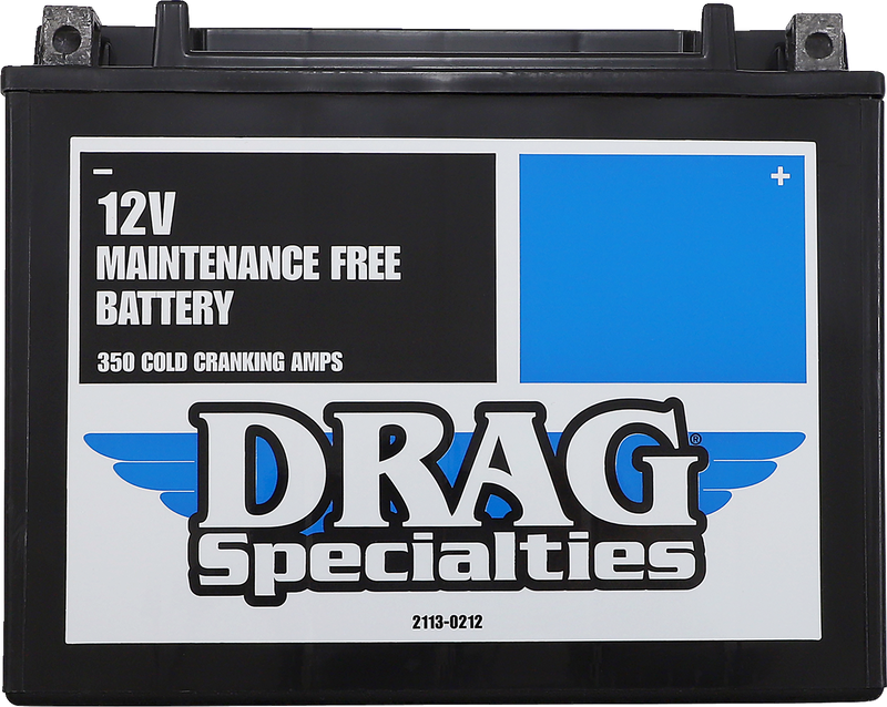 DRAG SPECIALTIES AGM Battery - YTX24HLBS NO BATT TENDER CONNECTORS DTX24HL-BS