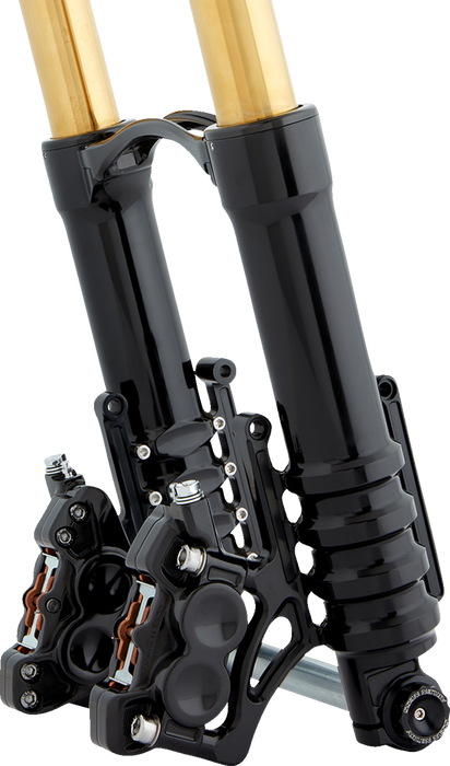 ARLEN NESS Method No Flex Fork Legs - Black - For Custom Radial Mount Brake Caliper 120-003