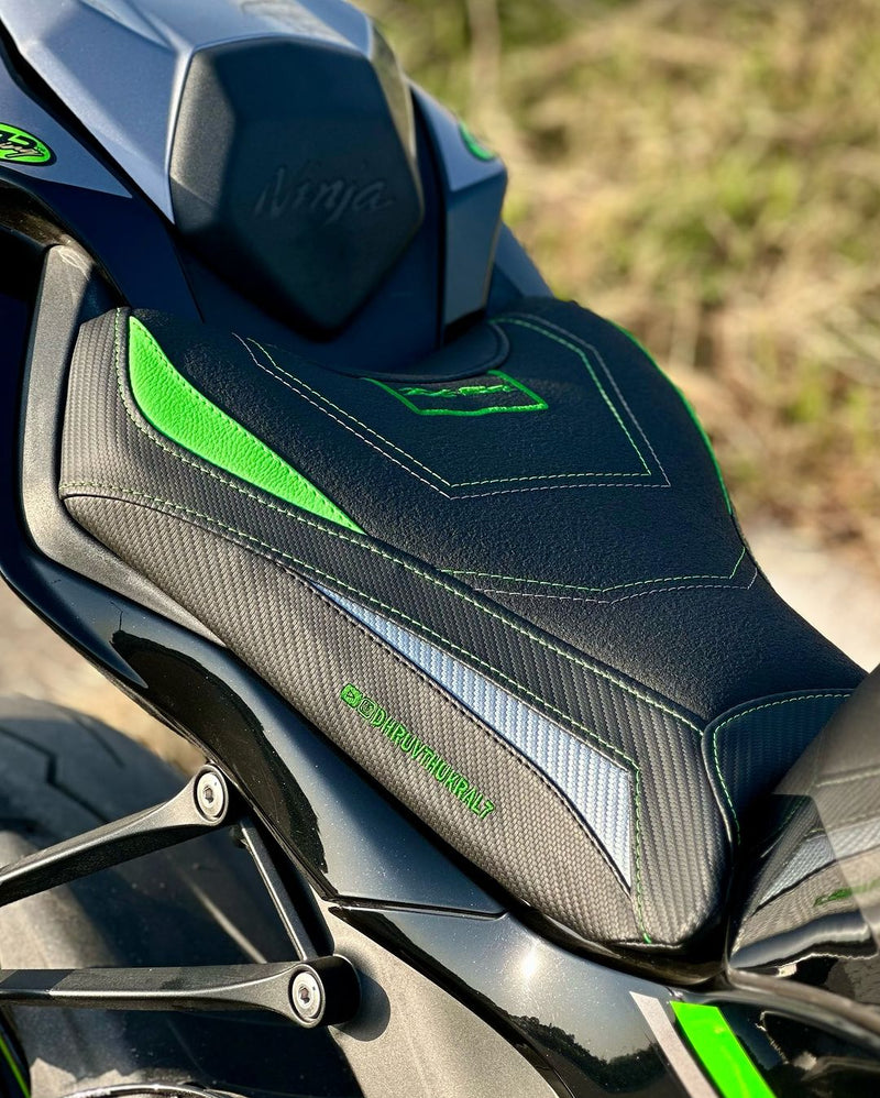 Kawasaki Ninja ZX6R 2019-2024 Seat Cover Tappezzeria Italia Comfort in Green