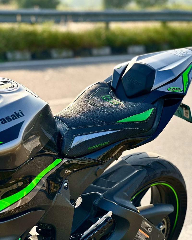 Kawasaki Ninja ZX6R 2019-2024 Seat Cover Tappezzeria Italia Comfort in Green