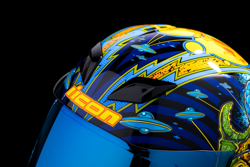 ICON Airflite™ Motorcycle Helmet - Bugoid Blitz - Blue - Medium 0101-15548
