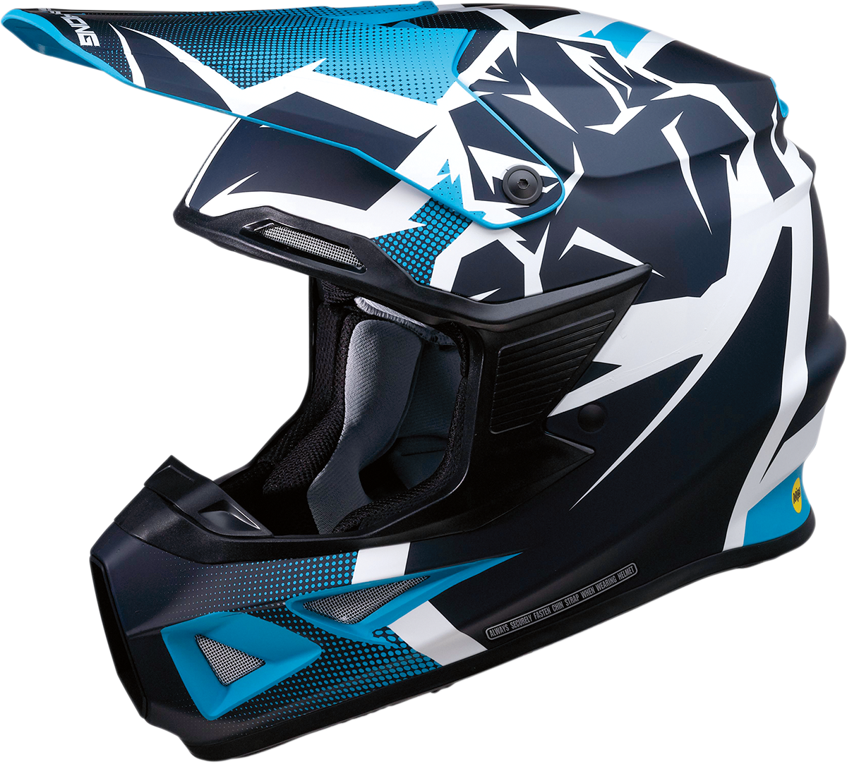 MOOSE RACING F.I. Helmet - Agroid™ - MIPS® - Navy/Light Blue - 3XL 011 ...