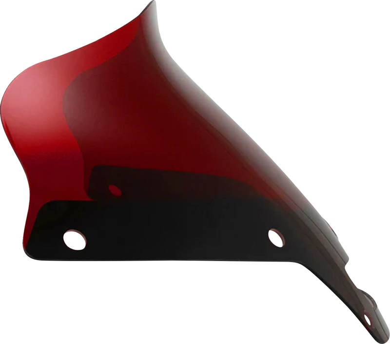 KLOCK WERKS Kolor Flare™ Sport Windshield - 6" - Red - FXLRST KWW-02-0622