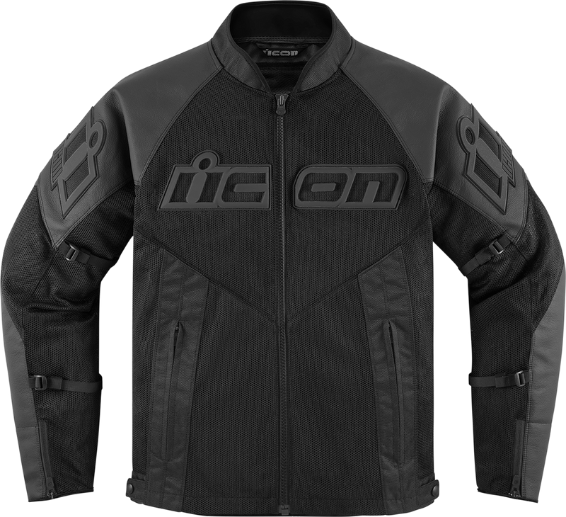 ICON Mesh AF™ Leather Jacket - Black - 2XL 2810-3901