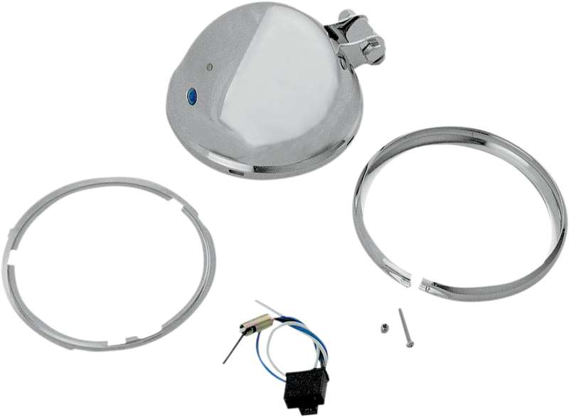 DRAG SPECIALTIES Bottom Mount Headlight Shell - 5-3/4" - Chrome 20-6002S-BX-LB1
