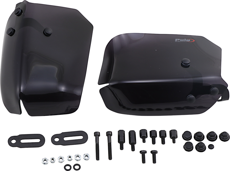 PUIG HI-TECH PARTS Handguards - Universal - Dark Smoke 9652F