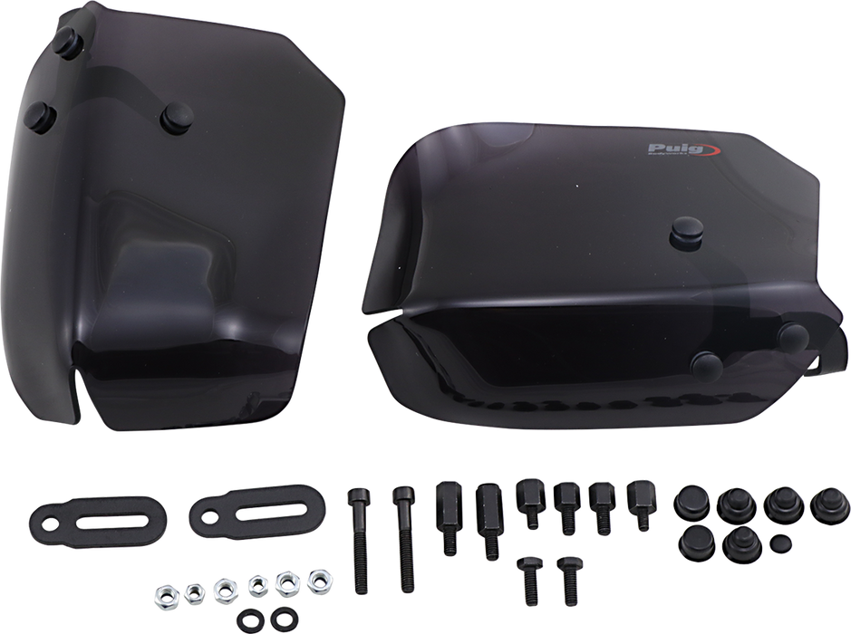 PUIG HI-TECH PARTS Handguards - Universal - Dark Smoke 9652F