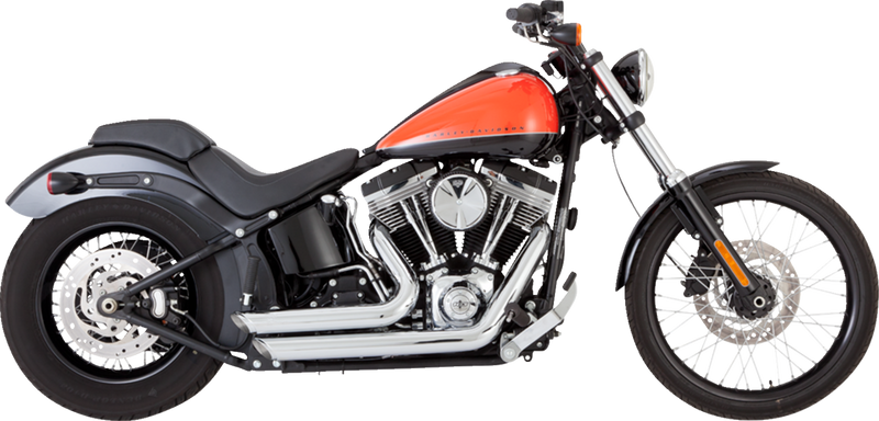VANCE & HINES Shortshots Staggered Exhaust System - Chrome 17325