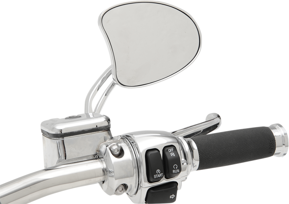 DRAG SPECIALTIES Touring Mirror - Short Stem 77888