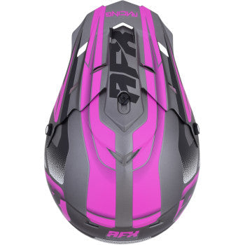 AFX FX-17 Motorcycle Helmet - Force - Frost Gray/Fuchsia - XS 0110-5208