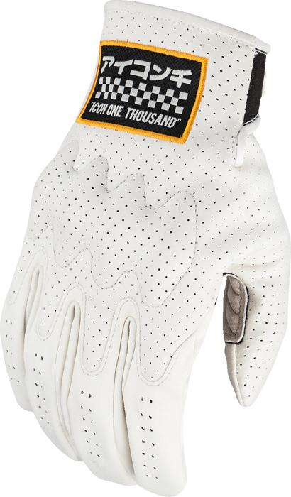 ICON Airform Slabtown™ Motorcycle Gloves - White - Medium 33014810