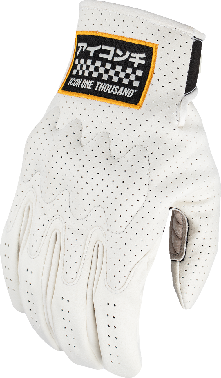 ICON Airform Slabtown™ Motorcycle Gloves - White - Large 33014811
