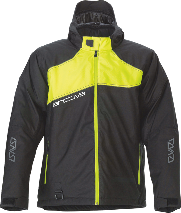 ARCTIVA Pivot 5 Hooded Jacket - Black/Hi-Vis - XL 3120-2071