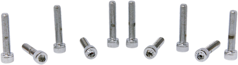 DRAG SPECIALTIES Bolts - Socket-Head - Knurled - 10-32 x 1" MPB204