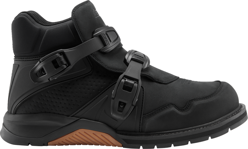 ICON Slabtown Waterproof Boots - Black - Size 8.5 3403-1306