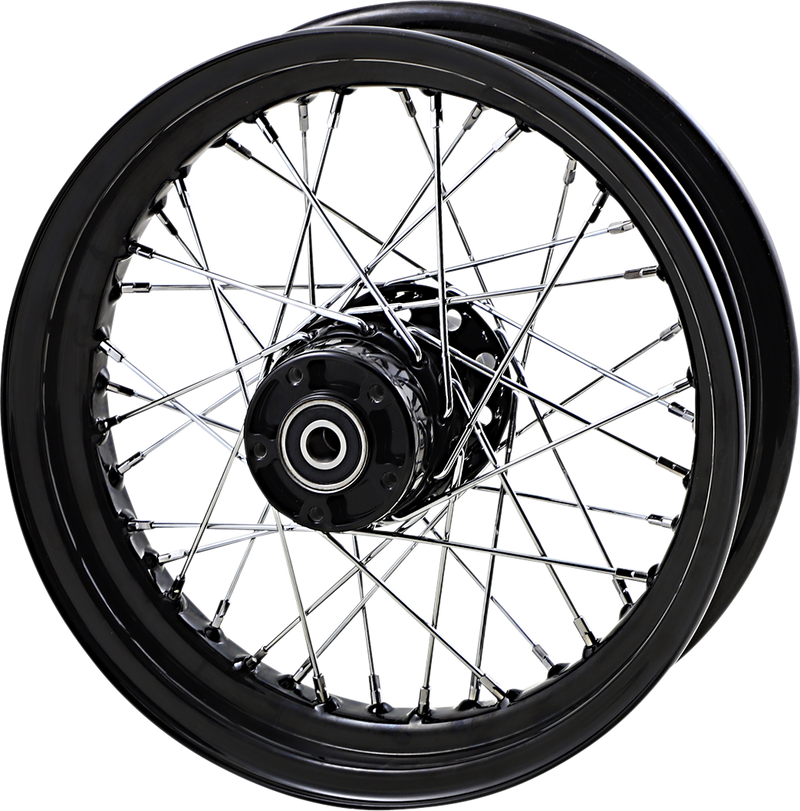 DRAG SPECIALTIES Front Wheel - Single Disc/No ABS - Black - 16"x3.00" - '00-'06 FLST 64413B