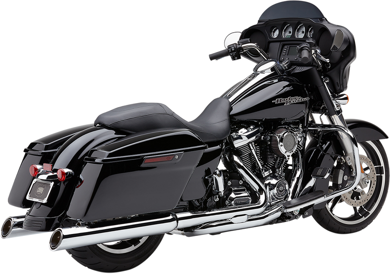COBRA 909 Uppercut Mufflers for '95-'16 FL - Chrome 6268
