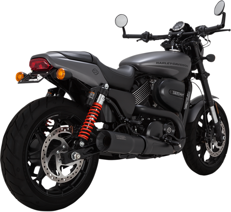 Vance and Hines Exhaust for Harley Davidson Street 2015-2020, Black High Output Muffler 47943