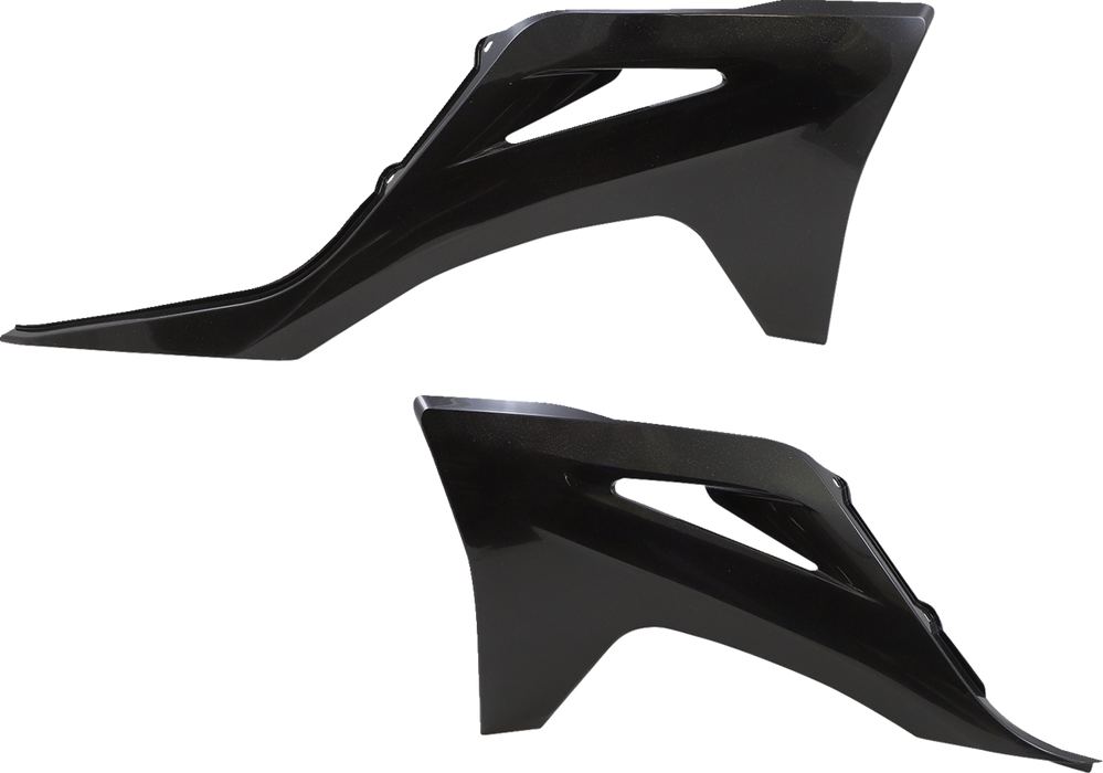 ACERBIS Radiator Shrouds - Black/Metallic 2872737440