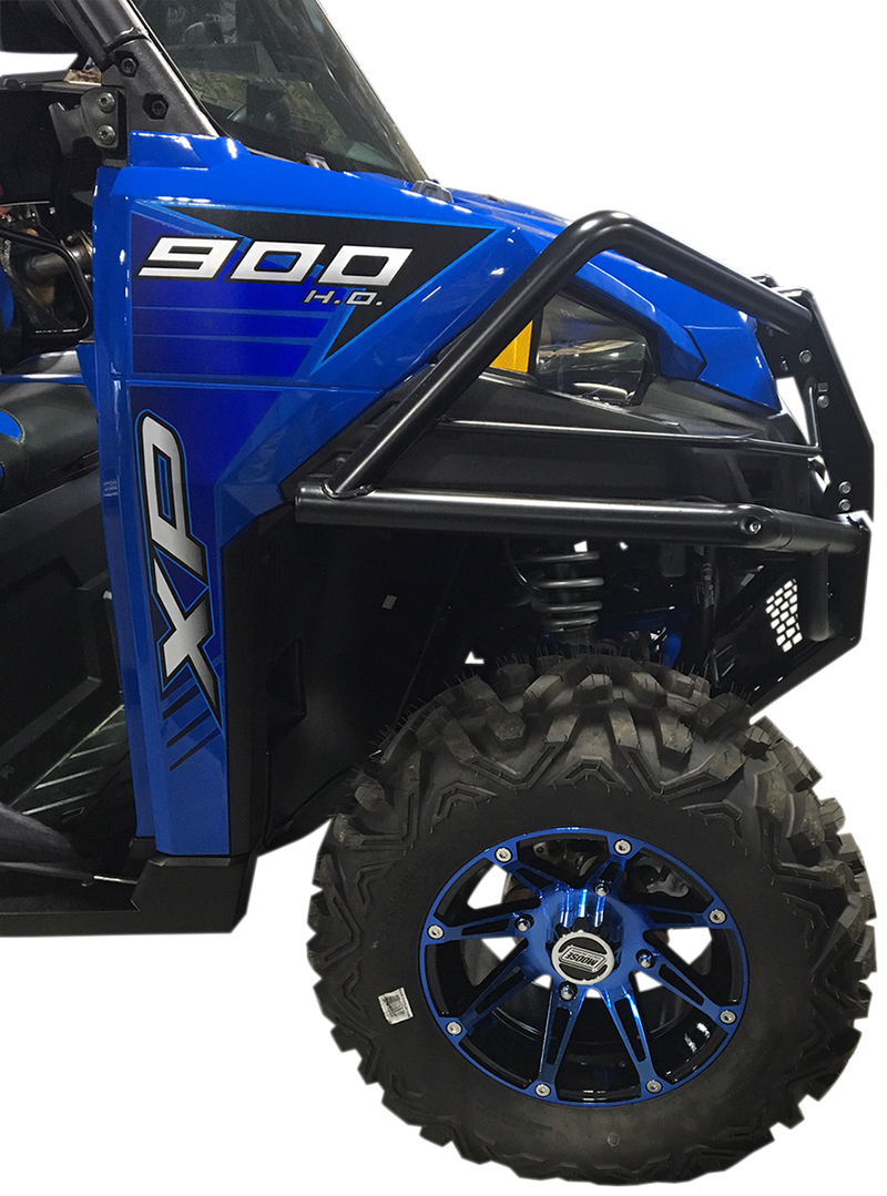 MOOSE UTILITY Wheel - 387X - Front - Anodized Blue/Black - 12x7 - 4/136 - 4+3 387MO127136BWB4
