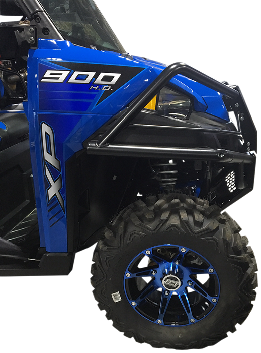 MOOSE UTILITY Wheel - 387X - Front - Anodized Blue/Black - 12x7 - 4/136 - 4+3 387MO127136BWB4