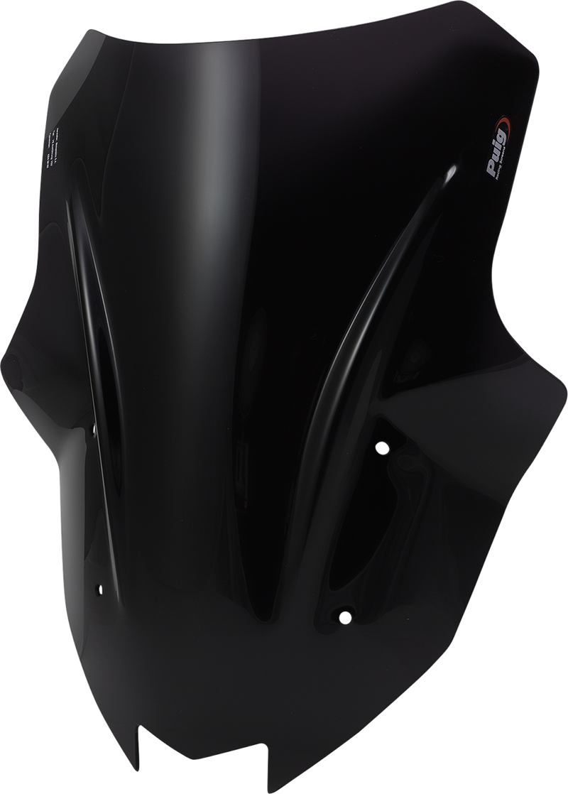 PUIG HI-TECH PARTS Race Windscreen - Dark Smoke - Kawasaki 20471F