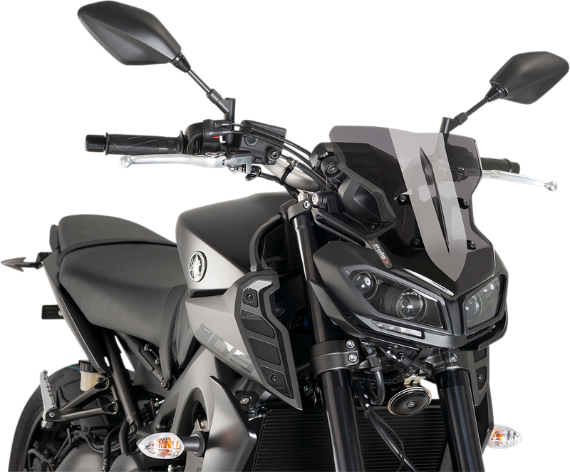 PUIG HI-TECH PARTS New Generation Windscreen - Dark Smoke - MT09 9376F
