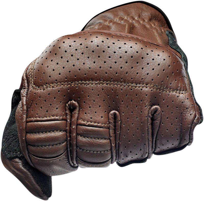 BILTWELL Borrego Gloves - Chocolate/Black - Large 1506-0201-304
