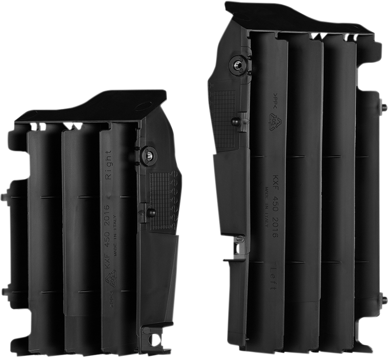 ACERBIS Radiator Louvers - Black - Kawasaki 2791430001