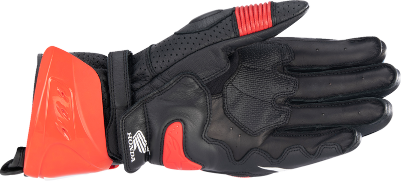 ALPINESTARS Honda GP Pro R3 Gloves - Black/Bright Red/Blue - Medium 3556223-1317-M
