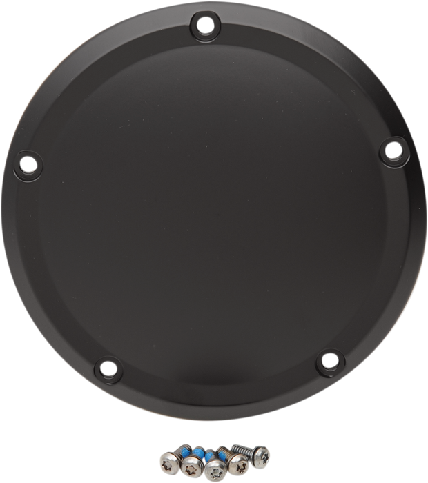 DRAG SPECIALTIES Derby Cover - Matte Black D33-0110MB